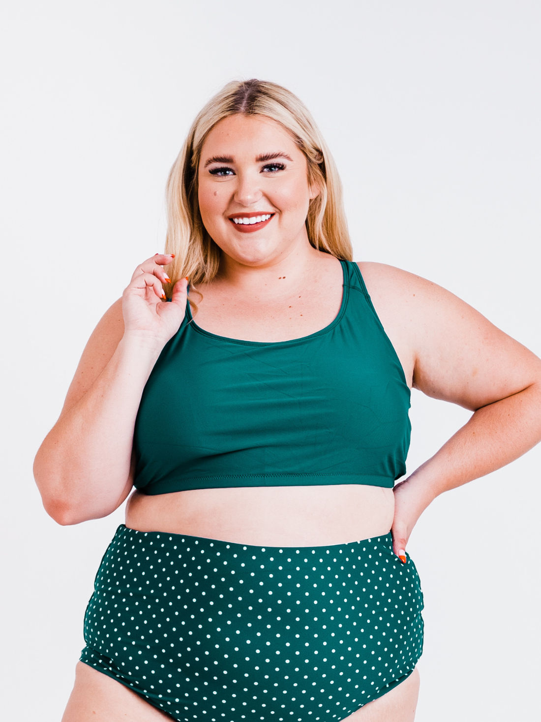 Racerback Swim Bra | Plus Size