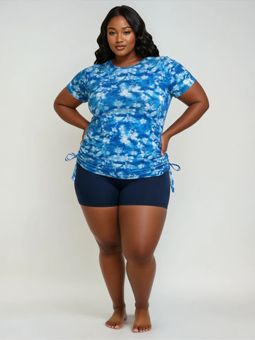 Short Sleeve Adele Swim Top | Last Call