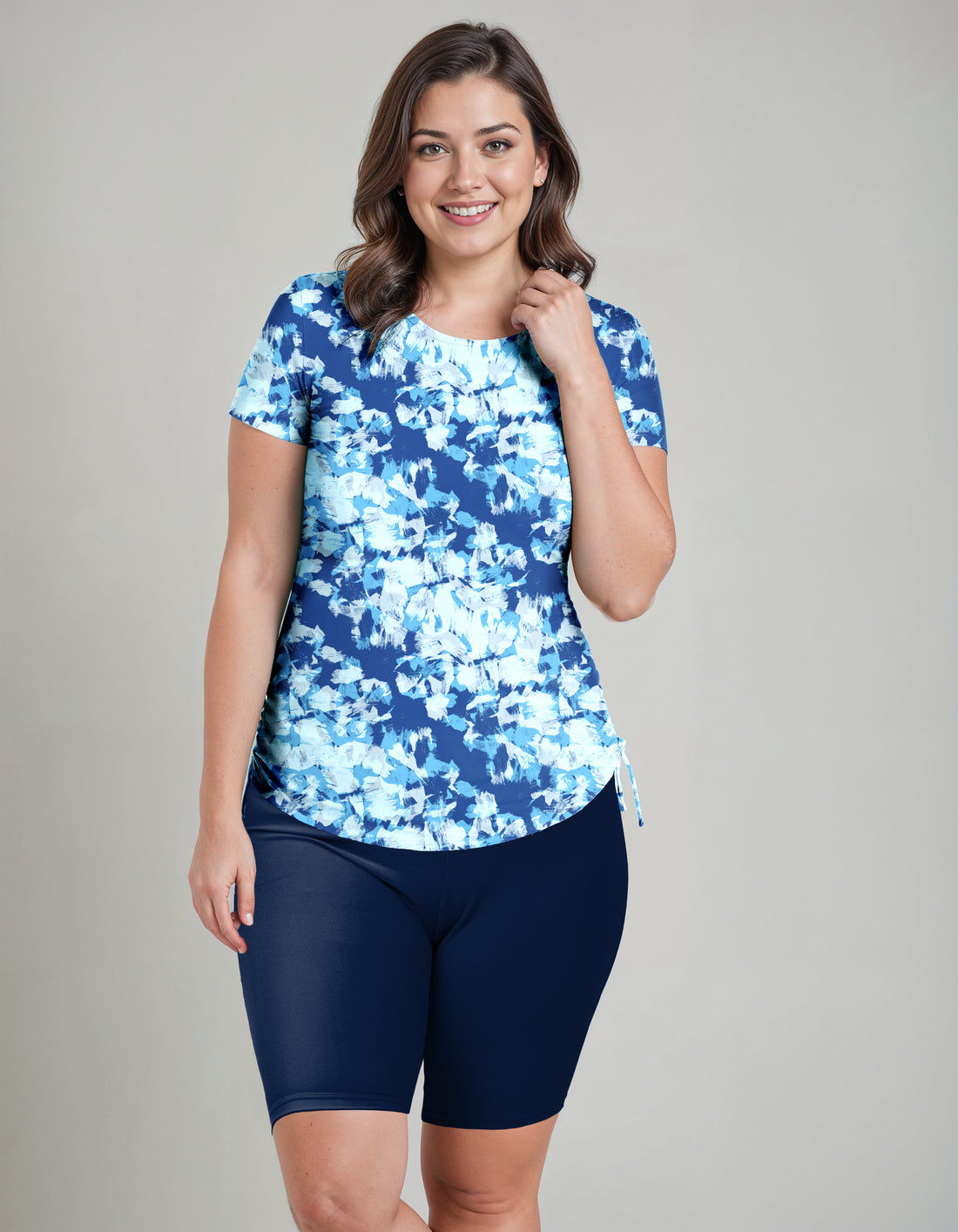 Short Sleeve Adele Swim Top | Final sale