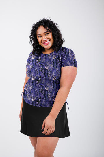 Short Sleeve Adele Swim Top | Final sale