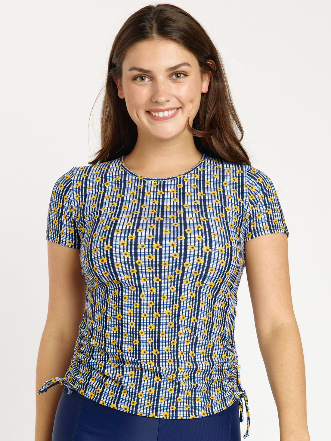 Short Sleeve Adele Swim Top