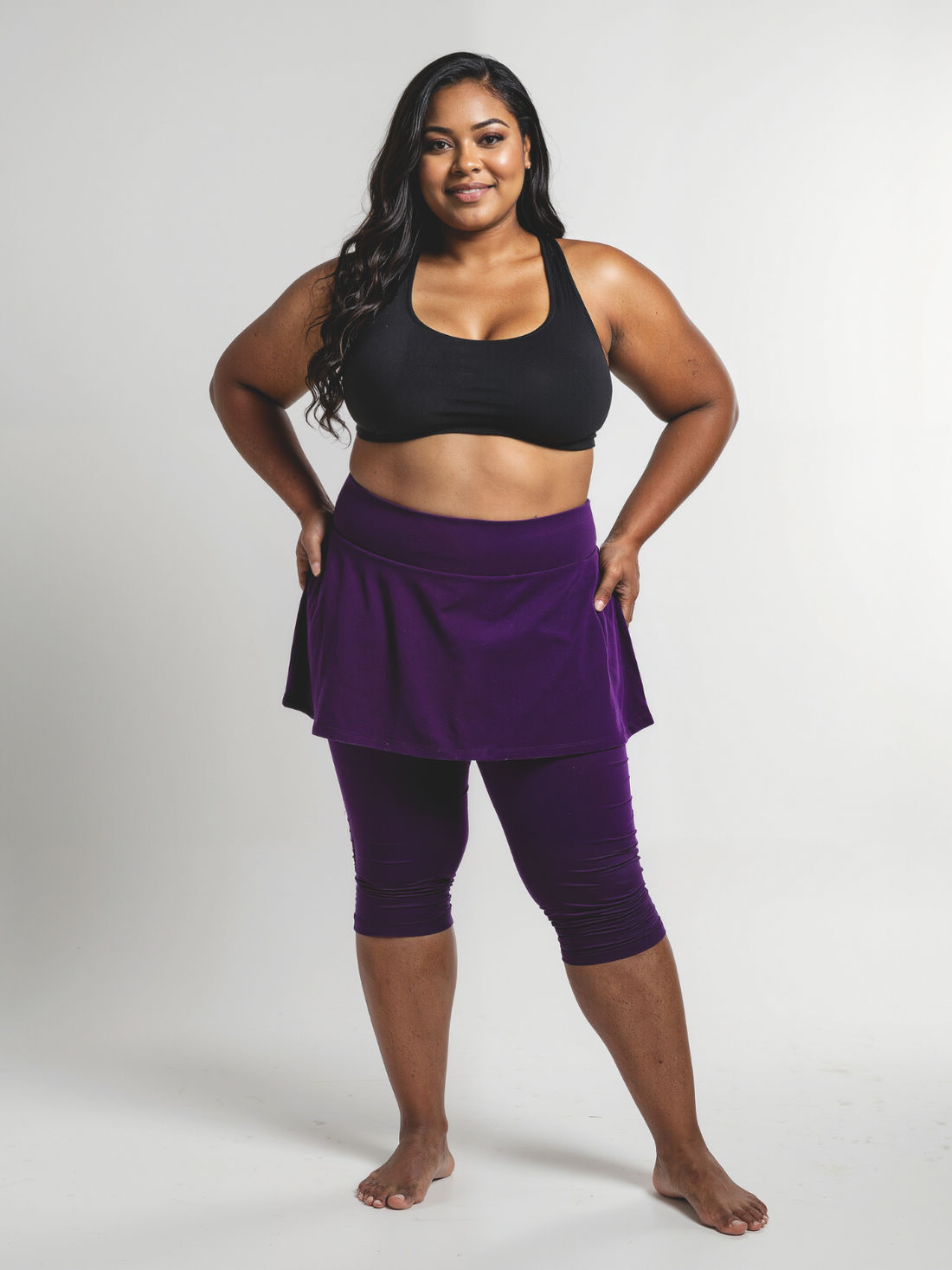 Skirted Swim Capris | Plus Size