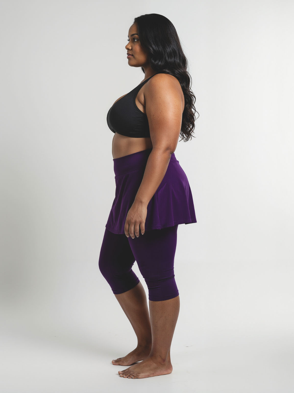 Skirted Swim Capris - Plus Size | Calypsa