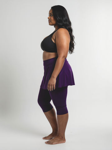 Skirted Swim Capris | Plus Size