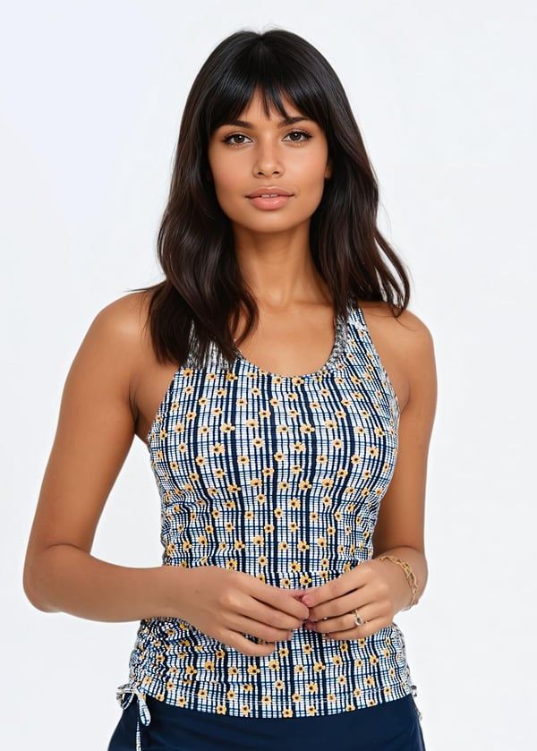 Maya Tankini Swim Top With Removable Cups | Last Call
