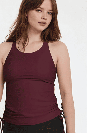 Maya Tankini Swim Top With Built-in Bra