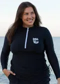 Half-Zip Nora Swim Top
