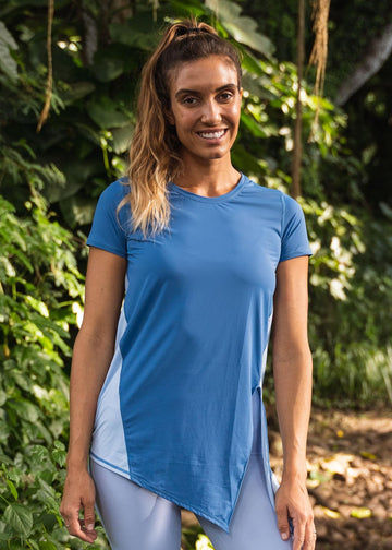 Side Split Tie Up Tee