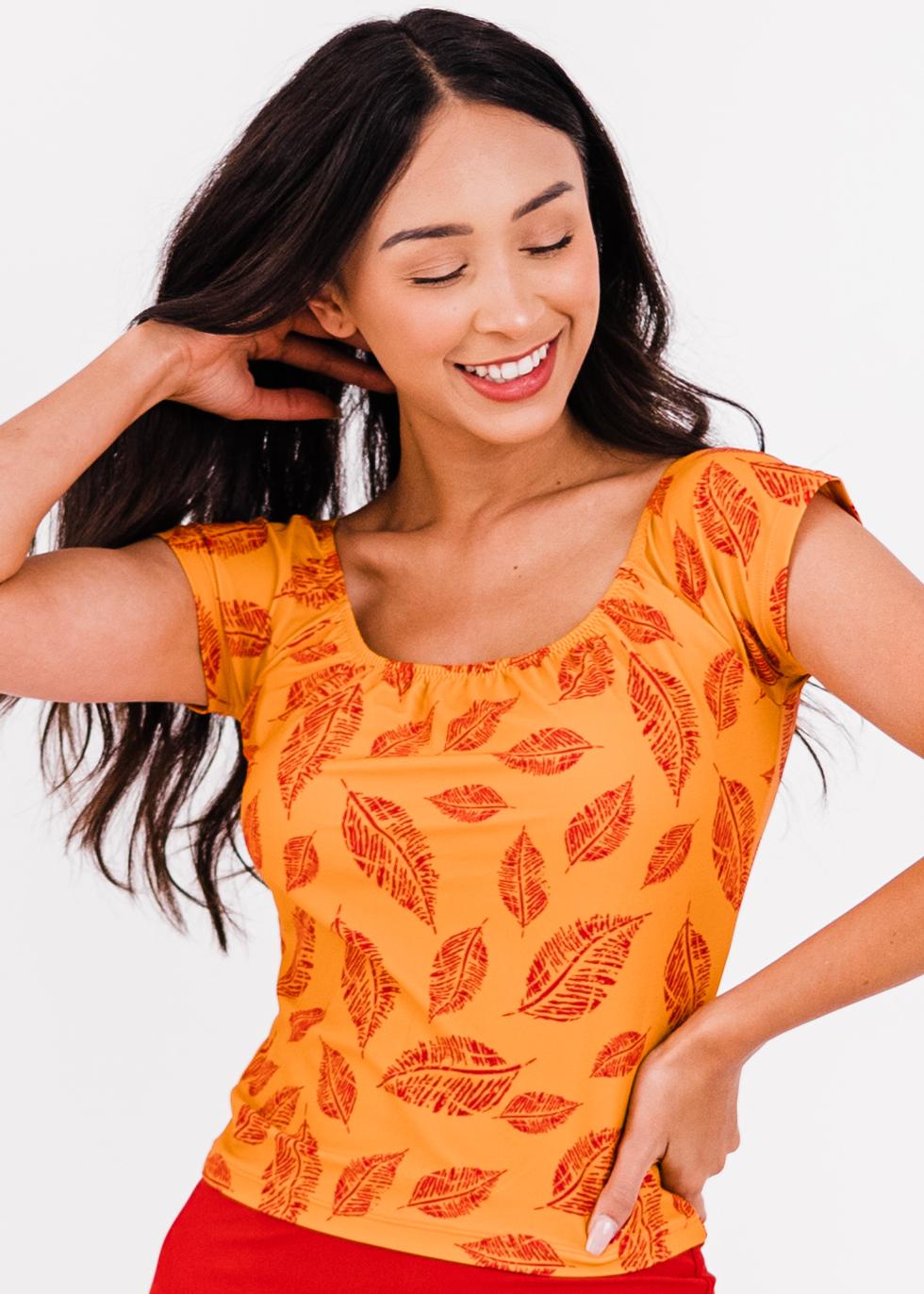 Sandstone Leaf Print