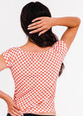 Coral Gingham