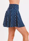 Navy Polka Dot