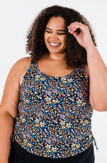 Maya Tankini Swim Top With Built-in Bra | Final Sale