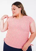 Coral Gingham