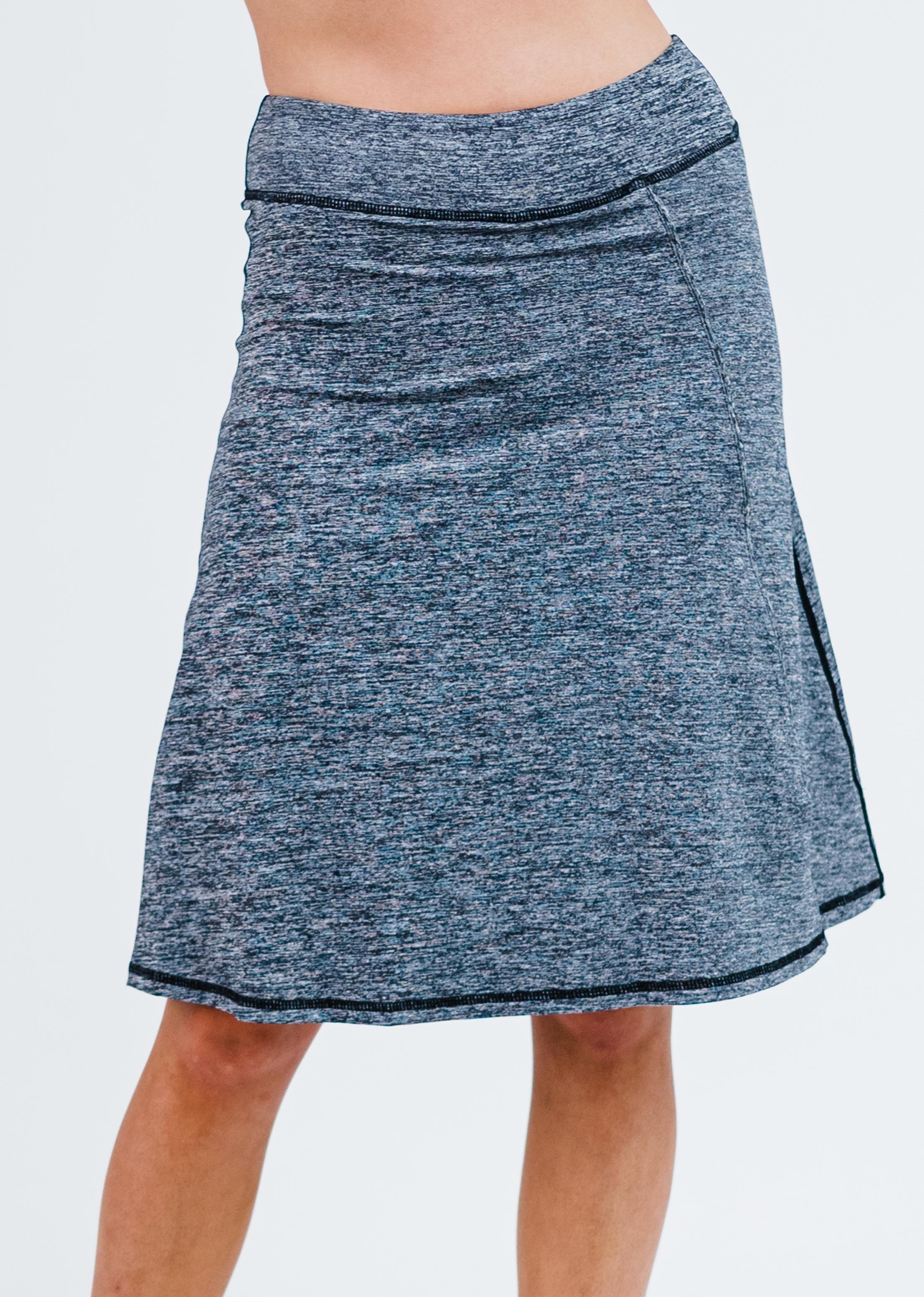 Knee Length Lycra® Sport Skirt With Attached 10