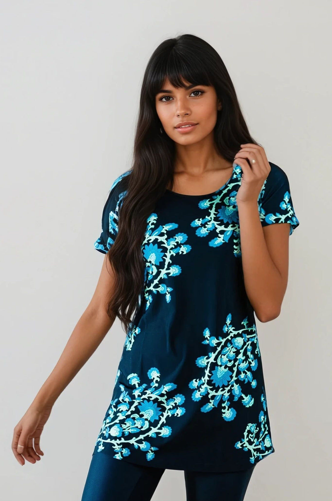 Anna Longer Length Swim Tunic | Last Call