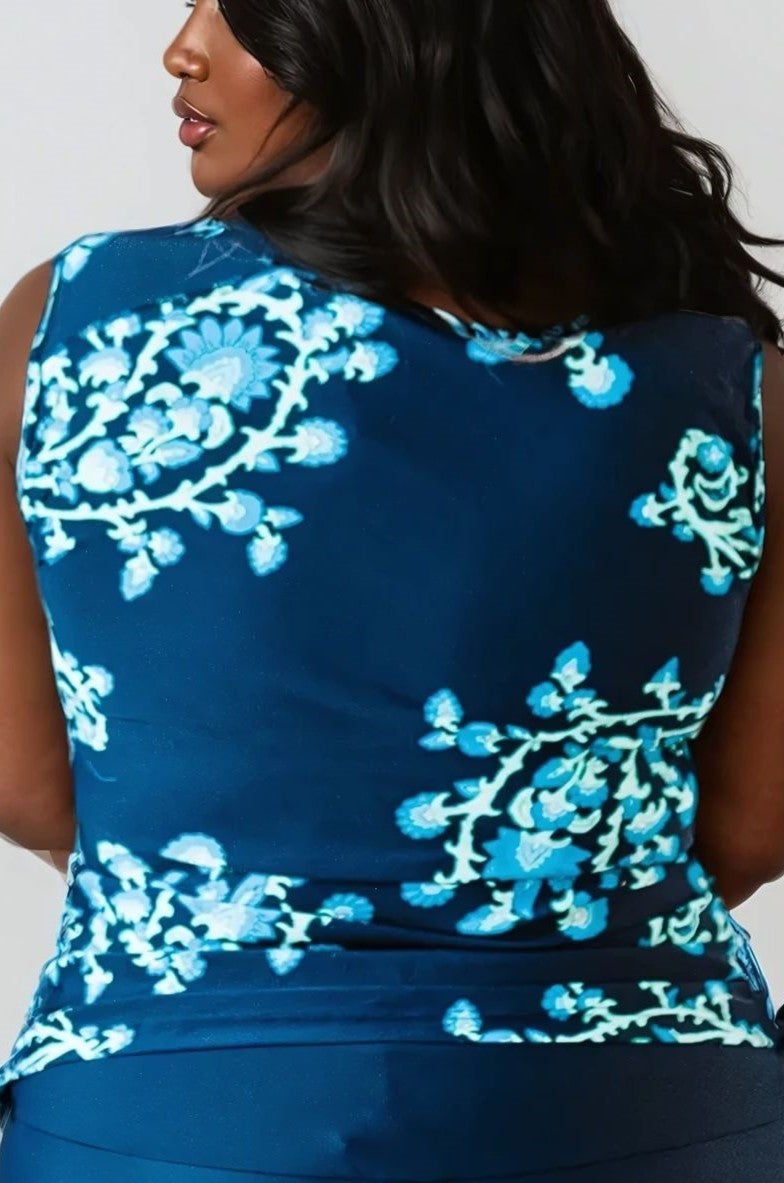 Closed Back Maya Swim Top | Plus Size