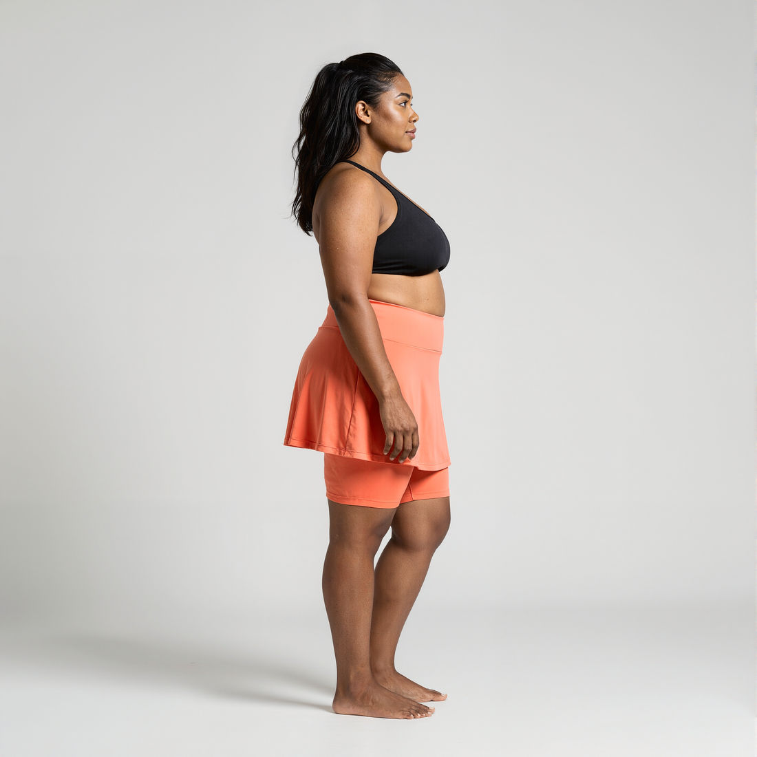 Midi Swim Skort With Bike Shorts | Final Sale