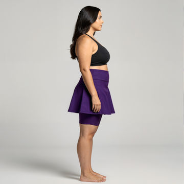 Midi Swim Skort With Bike Shorts | Last Call