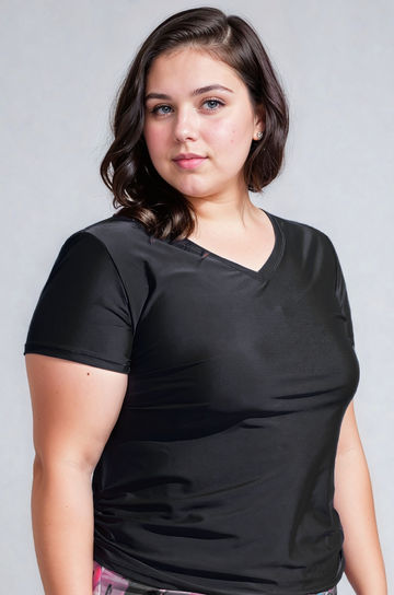 V-Neck Adele Swim Top | Plus Size