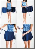 Sarong Wrap Swim Skirt (No Bottom)