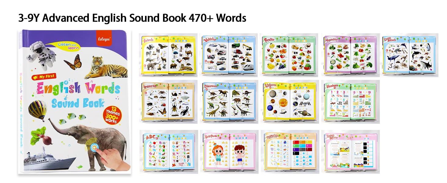 3-9Y Advanced English Sound Book 470+ Words