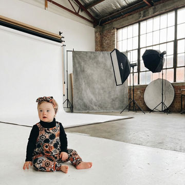 Boho Baby Romper | Burnt Floral