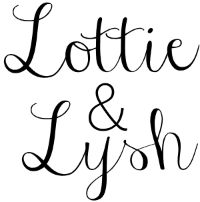 Lottie & Lysh Logo. Cool baby clothing handmade in the UK