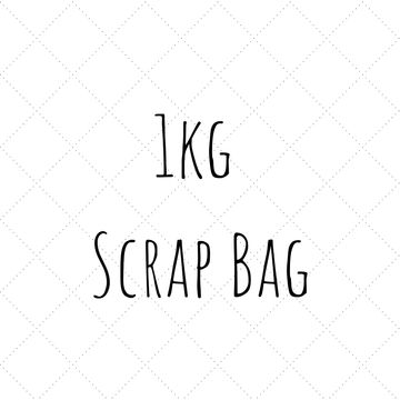 mixed fabric scrap bag of offcuts