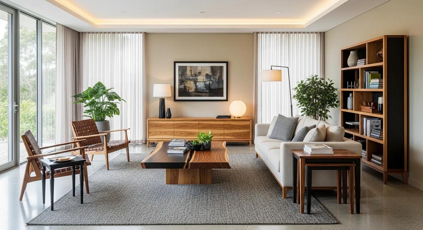 Curated visual reference: Luxury Eco Friendly Wooden Furniture Sets For Living Rooms Reference: How To Select The Perfect Luxury Timber For Your Space