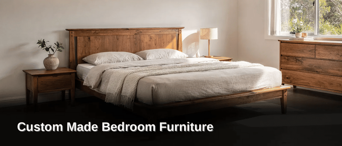 Off-the-shelf bed frames follow fixed dimensions built for a typical Australian master bedroom, not