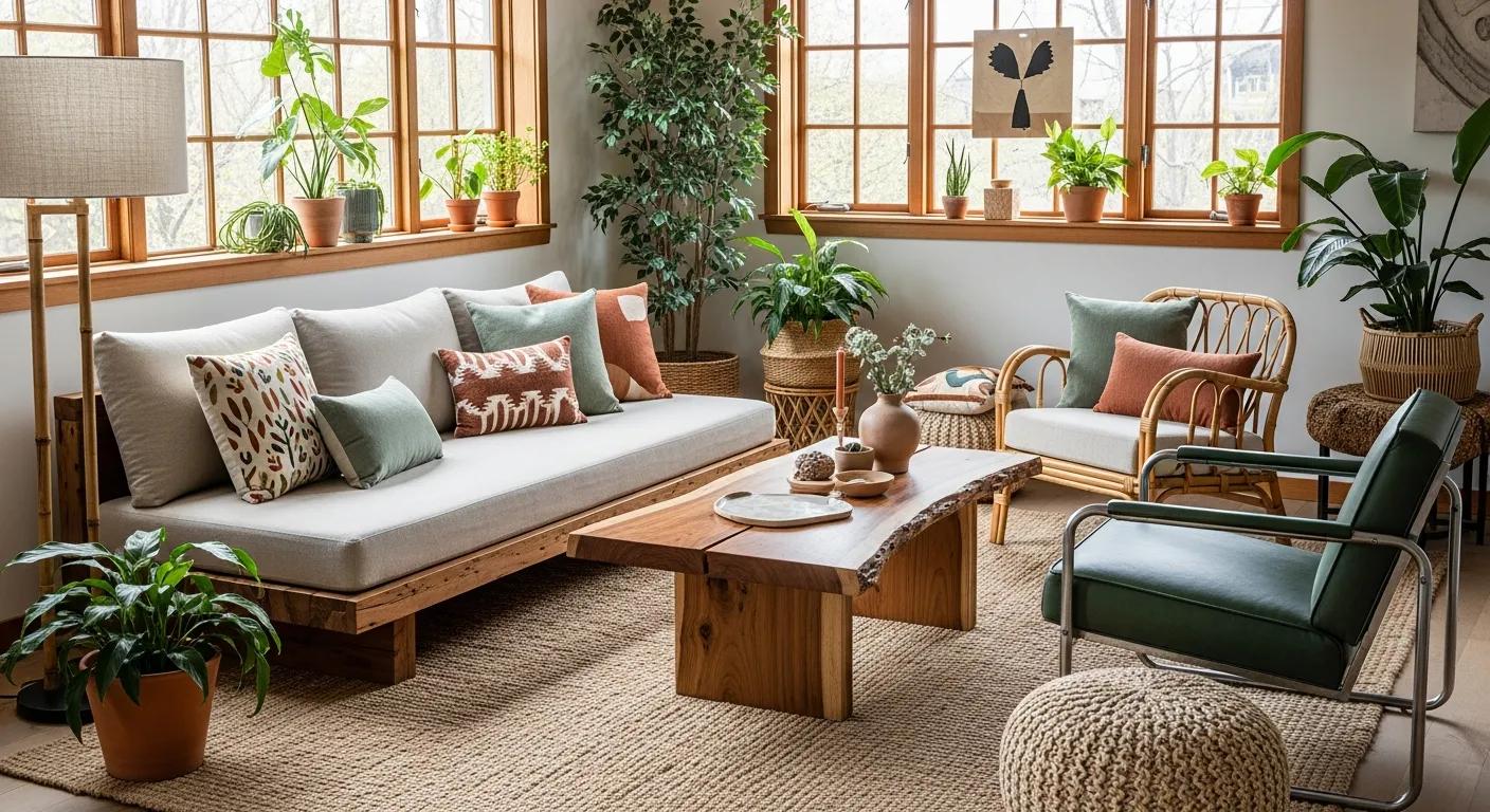 How to Choose Sustainable Living Room Furniture in Australia: A Guide to Eco-Friendly, Durable, and Custom Timber Pieces