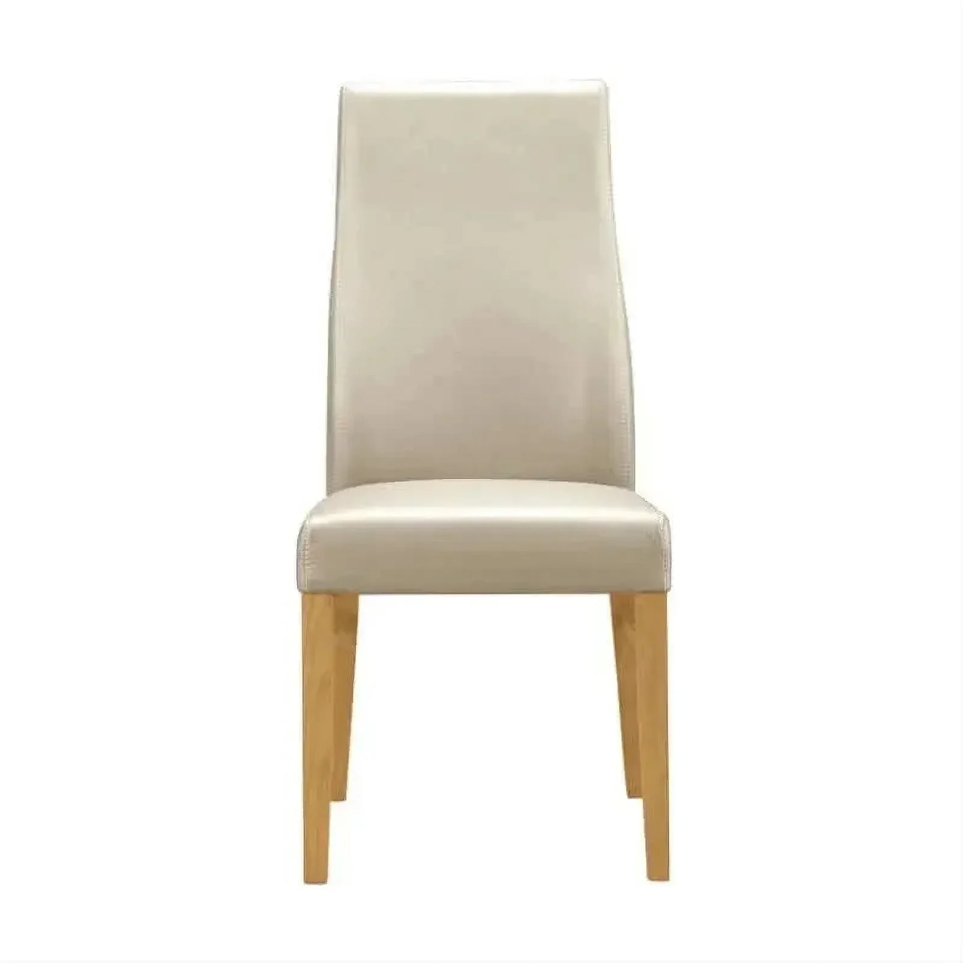 Boston Top Grade Leather Dining Chair in Mocha with Wheat Legs - Chocolate Wood