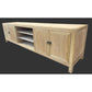 BORDEAUX SOLID ELM WOOD TV UNIT 200CM - MyChocolateWood
