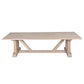 ROSWELL MANGO WOOD DINING TABLE 280CM WHITEWASH