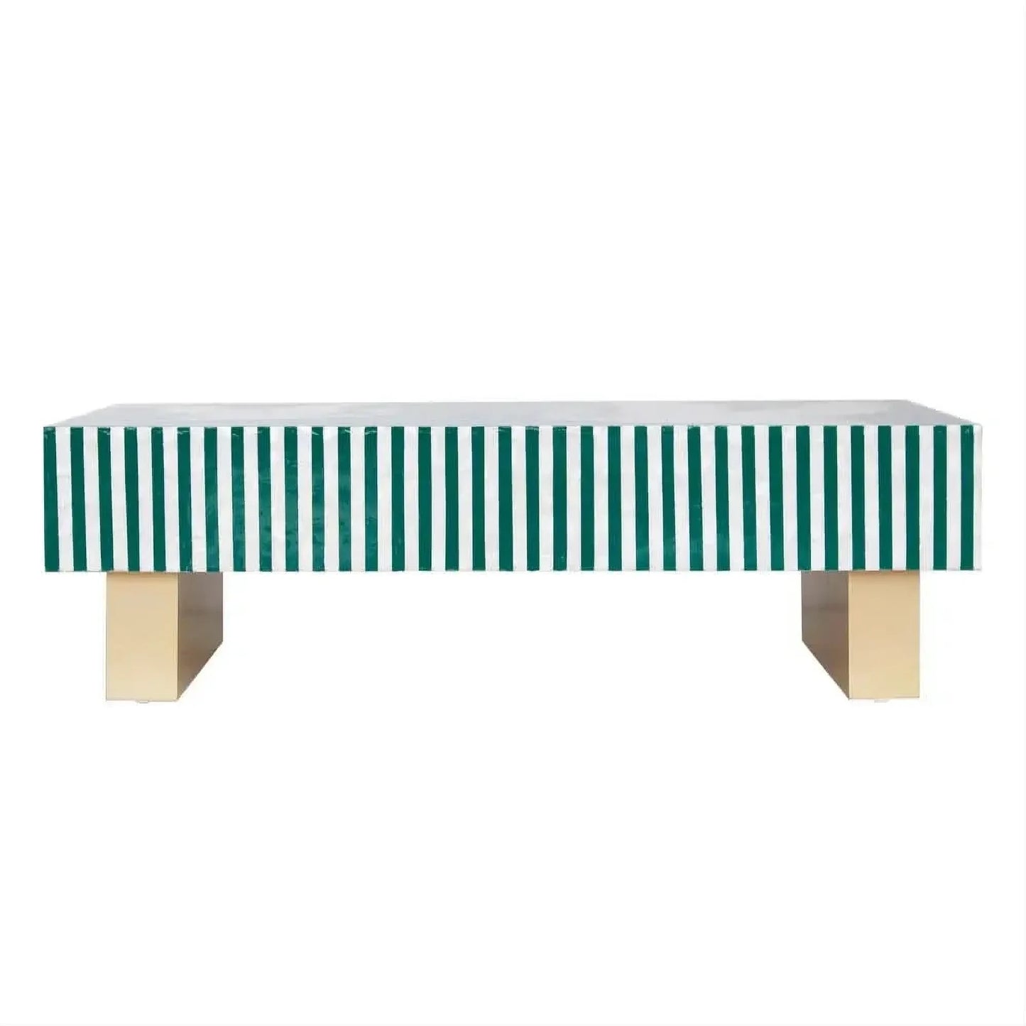 EMMINA MOTHER OF PEARL HAND INLAY COFFEE TABLE - LUXE ARTISAN DESIGN