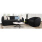 SUKI BOUCLE 3-SEATER SOFA CHARCOAL - MyChocolateWood
