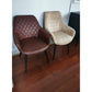 Christopher Armchair in Reddish-Brown, Set of 2 - Chocolate Wood