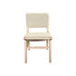 SET OF 2 KESWICK DINING CHAIRS - NATURAL BEECHWOOD & WOVEN ROPE - MyChocolateWood