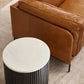DAVIEN LIGHT BROWN 2.5 SEATER SOFA TOP GRAIN COW LEATHER - MyChocolateWood