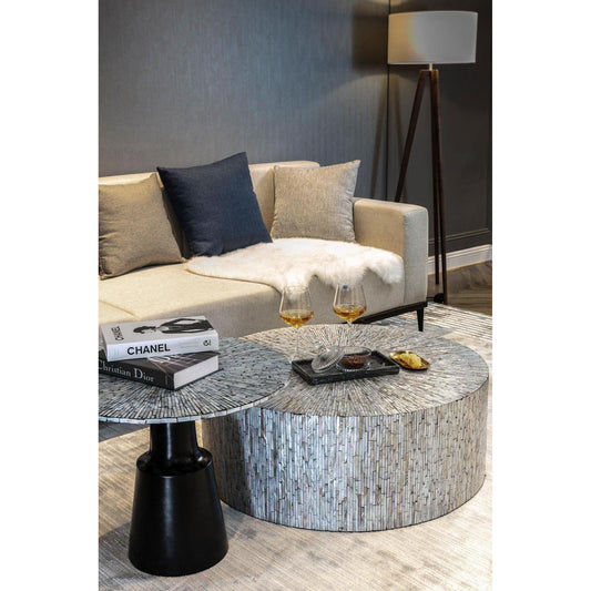JOLLIFFE MOTHER OF PEARL HAND MADE COFFEE TABLE - MyChocolateWood