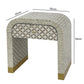 Kenora 1-Drawer Mother of Pearl Hand Inlay Bedside Table