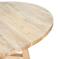 JOELLE PINEWOOD ROUND DINING TABLE DISTRESSED NATURAL 120CM - MyChocolateWood