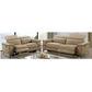 BRITTAS LEATHER 3-SEATER ELECTRIC RECLINER SOFA - MOCHA - MyChocolateWood