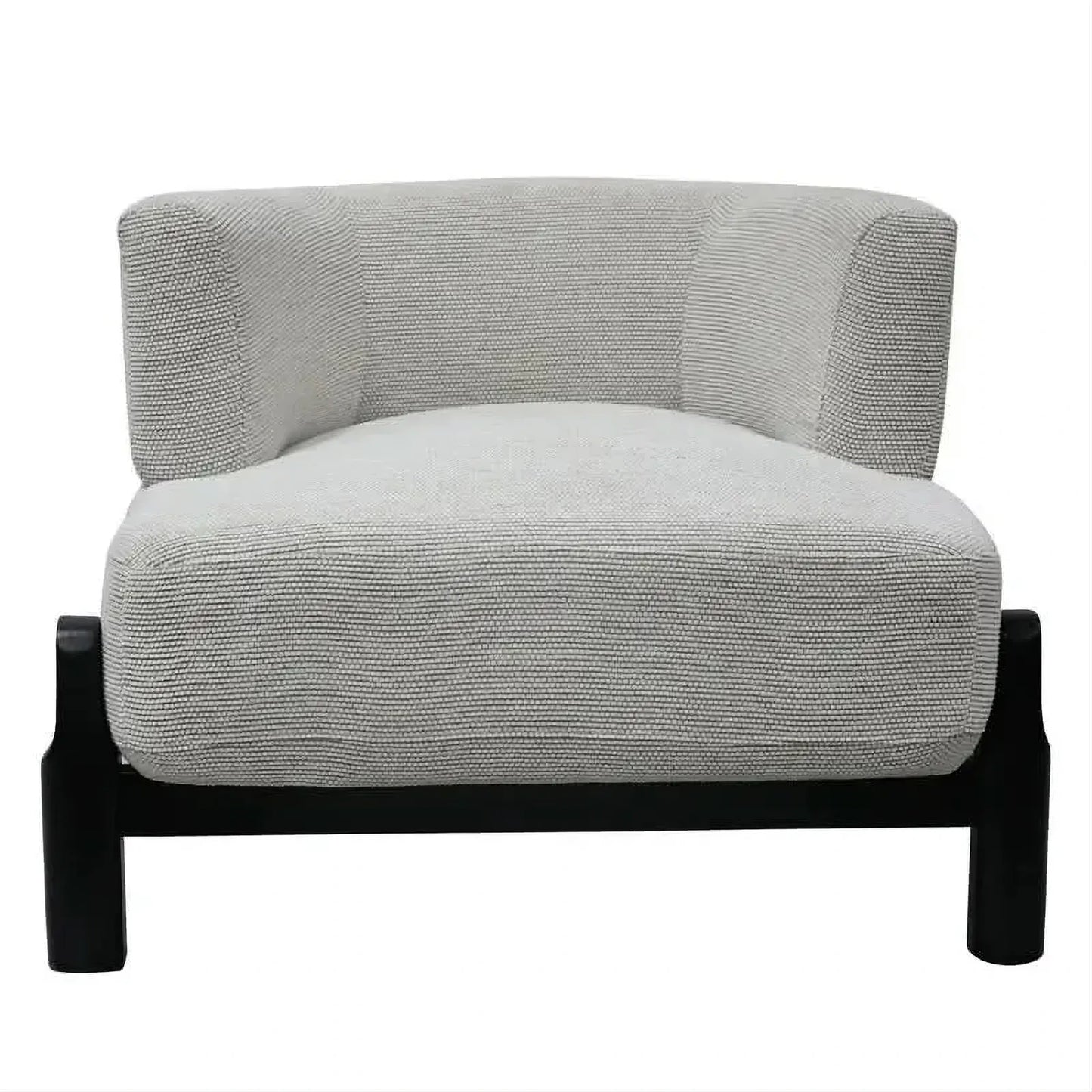 NAPIER FAWN CHENILLE FABRIC OCCASIONAL CHAIR