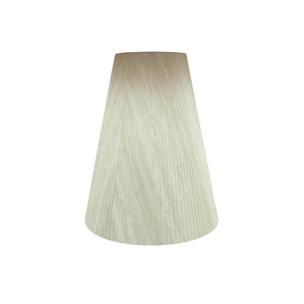 BYRD ROUND DINING TABLE TRAVERTINE LOOK 120CM  WHITE - MyChocolateWood