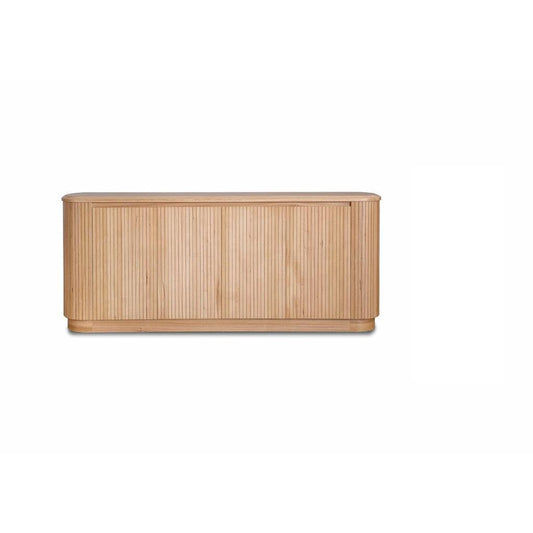 REMY NATURAL ASH 4 DOOR BUFFET SIDEBOARD IN NATURAL ASH COLOUR 200CM - MyChocolateWood