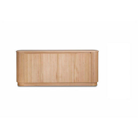 REMY NATURAL ASH 4 DOOR BUFFET SIDEBOARD IN NATURAL ASH COLOUR 200CM - MyChocolateWood