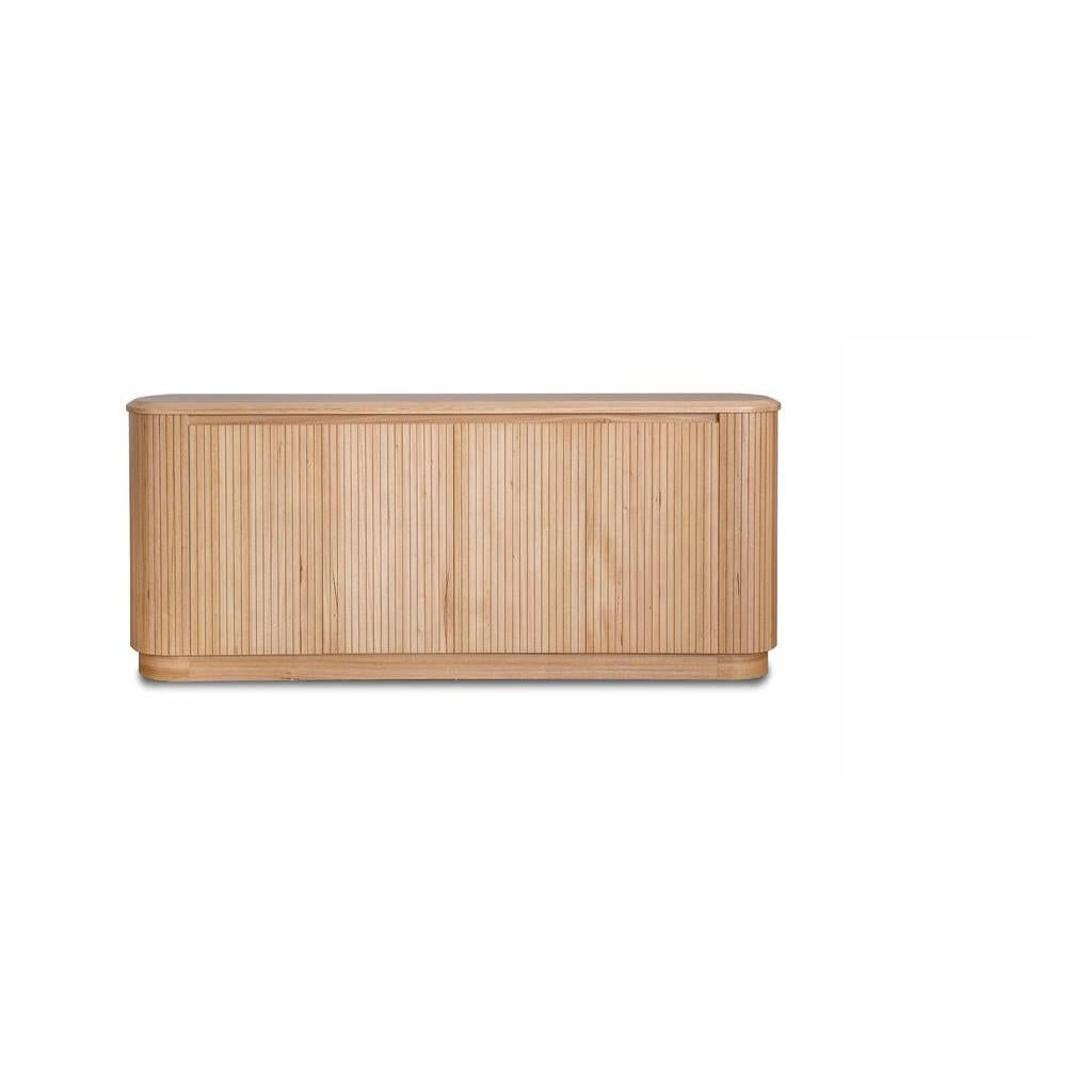 REMY NATURAL ASH 4 DOOR BUFFET SIDEBOARD IN NATURAL ASH COLOUR 200CM - MyChocolateWood