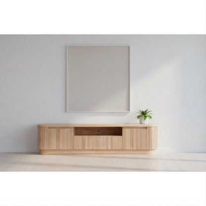 REMY NATURAL ASH TV UNIT ETU 2 DOORS 2 DRAWERS IN NATURAL ASH COLOUR 200CM