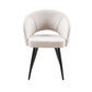 AIMAR FABRIC DINING CHAIR BEIGE COLOUR - MyChocolateWood